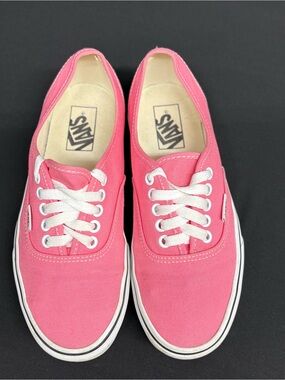 Vans Pink Canvas Low-Top Women's Sneakers
